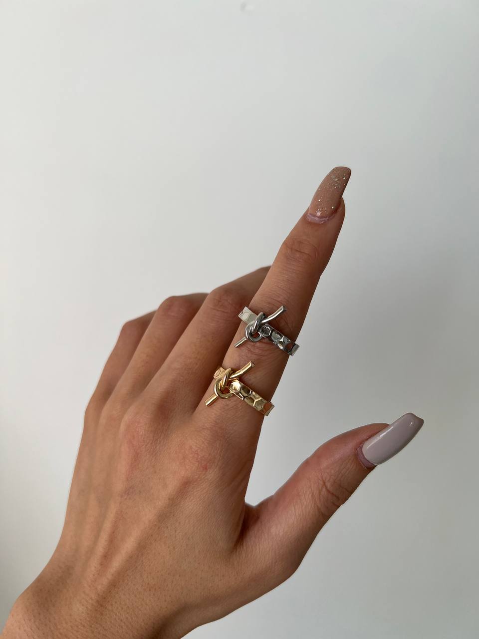 انگشتر طرح گِره