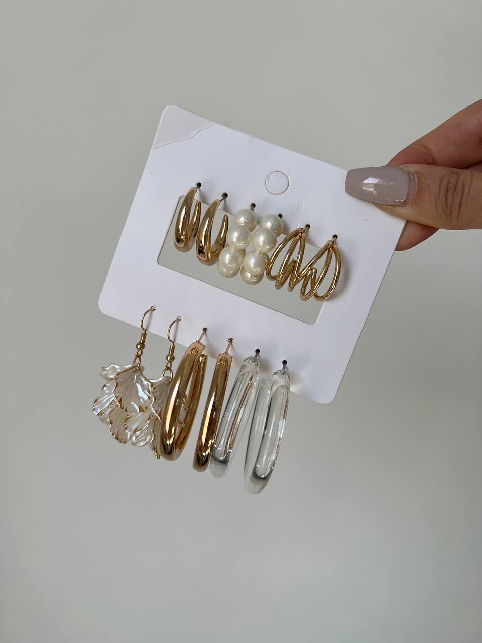 گوشواره پکی میخی ۶ عددی